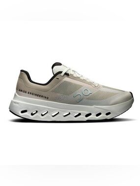 On Running Women's Cloudmonster Runner - White/Tan/Black